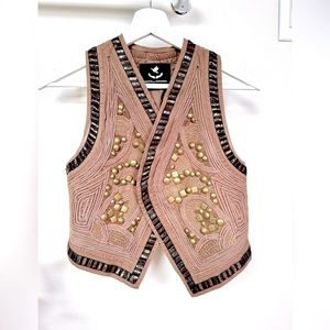 Munthe plus Simonsen beaded vest XS